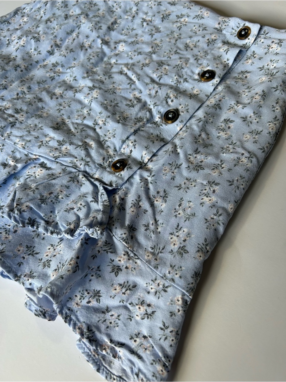 Hollister Callifornia Ultra High-Rise Blue Flower Print Mini - Picture 3 of 6